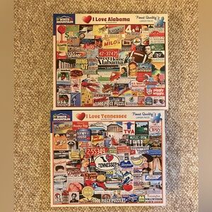 “I love Alabama” and “I love Tennessee” puzzles